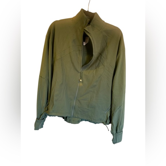 NWT Lululemon define relaxed fit jacket luon GREEN EUCALYPTUS Size 6